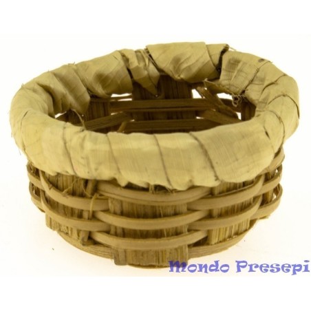 Cesta baja de mimbre ø cm 2,5-2,7 Mondo Presepi