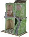 Casa con escalera y tienda de 58x43x83 cm de altura para