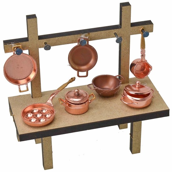 Bancarella del ramaio cm 12,5X5,5X12,5 per Presepe Mondo Presepi