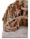 Presepe cm 65x45x53 h with fountain, waterfall, windmill and