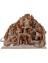 Complete nativity scene with Landi statues cm 65x45x53 h with fountain