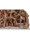Complete nativity scene with Landi statues cm 65x45x53 h with fountain
