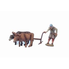 7 cm peasant with plow