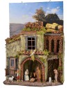 Nativity scene with picture to hang complete with Landi statues