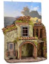 Pesebre con cuadro para colgar cm 39,5x19x55 h