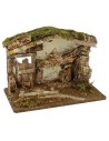 Capanna cm 33x18,5x23,5 h per Natività da cm 10-12 h Mondo