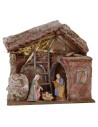 Cabaña completa de Natividad Landi 10 cm con arcos cm
