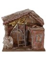 Cabaña con arcos de 24x14,5x23,5 cm de altura para Natividad de