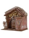 Hut with arcs cm 24x14, 5x23, 5 h for Nativity from 10 cm