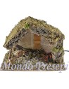 Capanna con fuoco cm 34x16x24