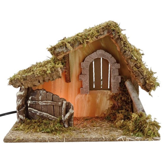 Hut illuminated cm 32x18x24 h