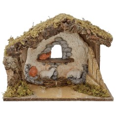 Capanna per presepe cm 30x17,5x23 h Mondo Presepi