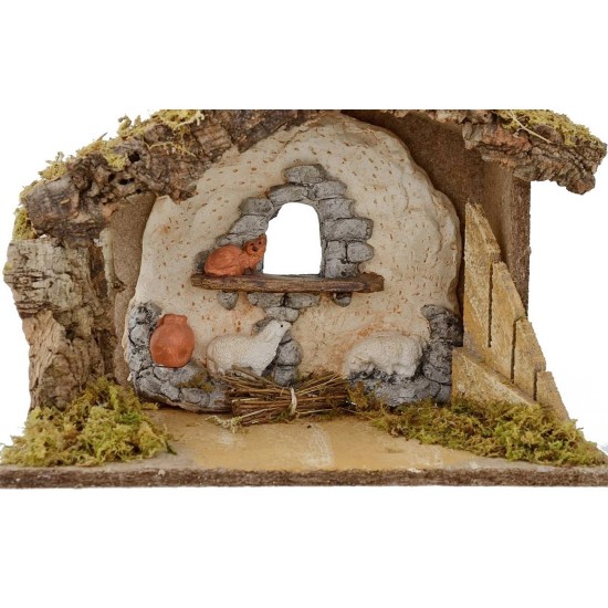 Cabaña para belén de 30x17,5x23 cm h Mundo Belenes