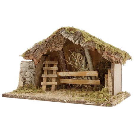 Cabaña para belén de 39x24x24 cm h Mondo Presepi