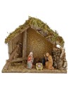 Nativity hut for nativity scene 24x12.5x19.5 cm h
