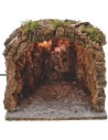 Grotta illuminata presepe cm 30x30x23 h. Mondo Presepi