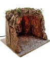 Grotta presepe illuminata cm 20x20x20 h. Mondo Presepi