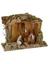 Cave for Presepe cm 33x18x26 h complete with Nativity Landi