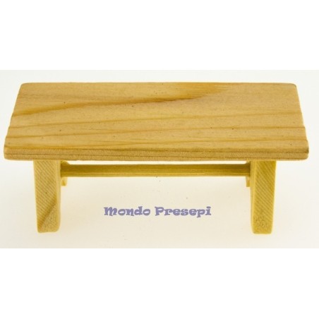 Tavolo in legno cm 8x3,5x3 h Mondo Presepi