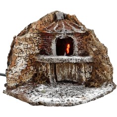 Corner with oven with drone cm 11.5x13x12 h.