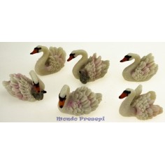 Swan cm 4 in resin 1 assorted piece