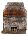 Kitchen with cappa for presepe cm 6x4x7, 5 h. 