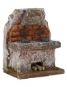 Kitchen with cappa for presepe cm 6x4x7, 5 h. for statues 6 cm