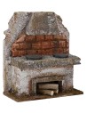 Kitchen with cappa for presepe cm 10x5x11, 5 h. 