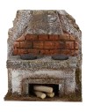 Kitchen with cappa for presepe cm 10x5x11, 5 h. 