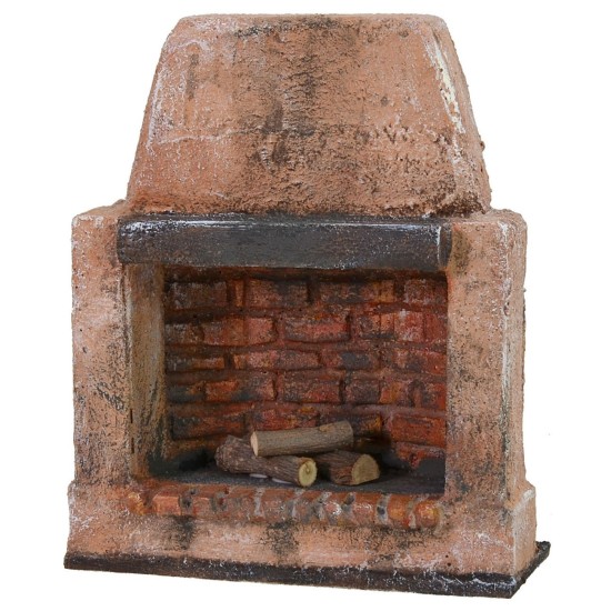 Fireplace with firewood cm 12x5x15 h