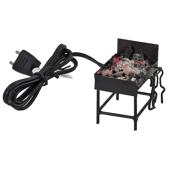 Forge with flickering embers effect at low voltage 3.5 Volt cm