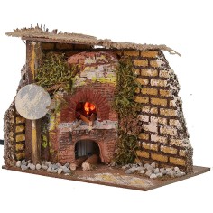 Horno de esquina efecto fuego cm 15x10x12 h horno, efecto 2