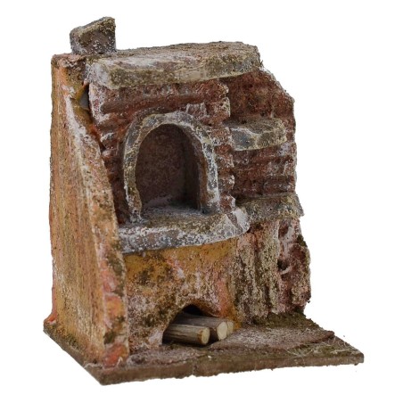 Angular oven for presepe cm 7x6x8, 5 h. 