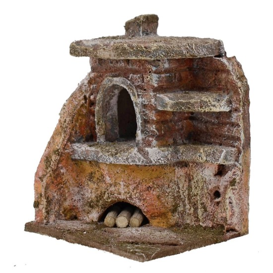Horno angular para belén de 7x6x8,5 cm de alto para figuras de