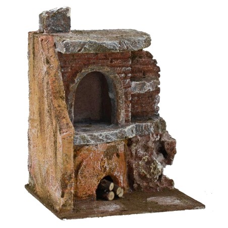 Angular oven for presepe cm 11,5x10x15 h. 