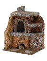 Forno angolare per presepe cm 11,5x10x15 h. per statue 10 cm