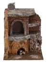 Angular oven for presepe cm 11,5x10x15 h. for statues 10 cm