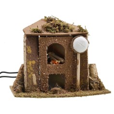 Working fire effect oven cm 15x10x12 h 2