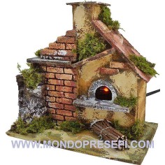 Forno funzionante cm 20x12,5x18,5 h. Mondo Presepi 2
