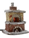 Forno in resina funzionante cm 9x6x11 h. Mondo Presepi
