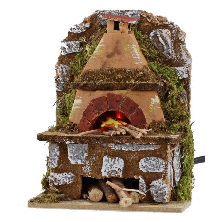 Oven in cork functioning cm 10x6x13 h