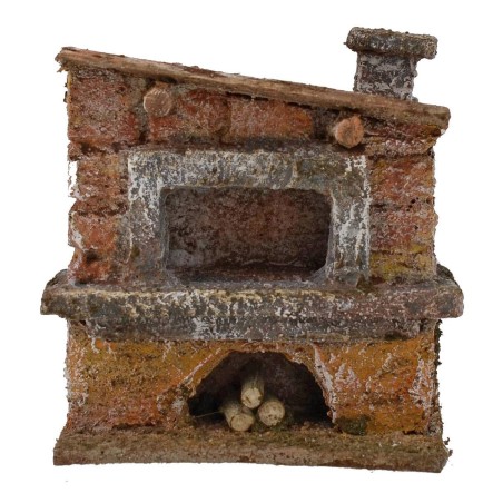 Forno per presepe cm 7x4x7 h. per statue 6 cm Mondo Presepi