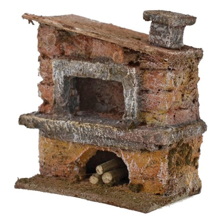 Horno para belén de 7x4x7 cm de altura para figuras de 6 cm