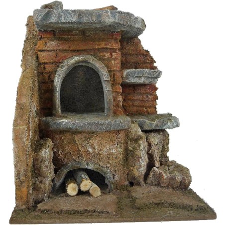 Forno per presepe cm 24x20x26,5 h per statue di 20 cm Mondo