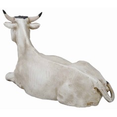 Bue corico blanco para estatuas 30 cm Pigini Mondo Presepi 2