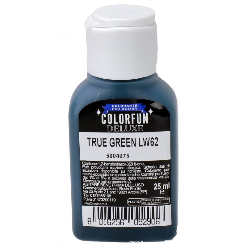50 ml dye for water effect resin in the following colors: