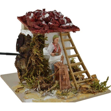 Arrotino in movimento serie Landi 10 cm Mondo Presepi