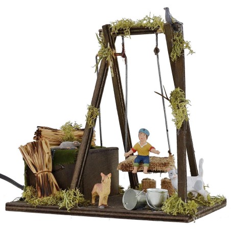 Child on Altalena in series movement 10 cm