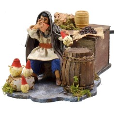 Beone orientale seduto in movimento serie 12 cm Mondo Presepi