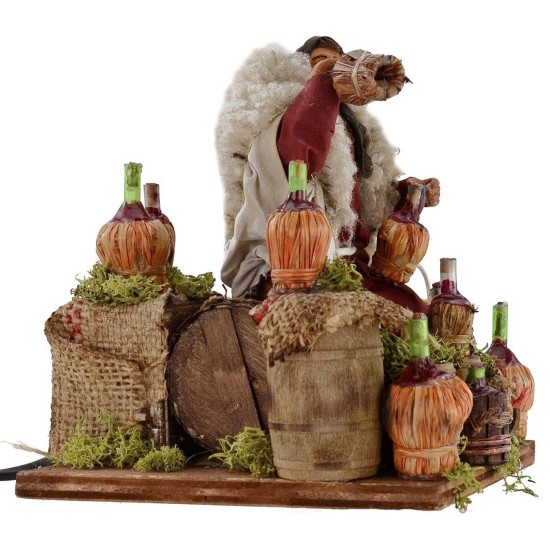 Beone seduto in movimento serie 15 cm Mondo Presepi